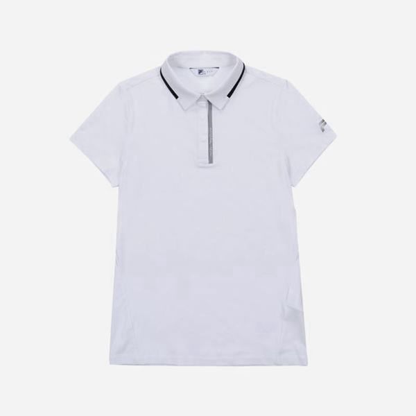 Camisas Polo Fila Mulher Branco - Fila Golf Basic Color S/S En Portugal,WYXC-65389